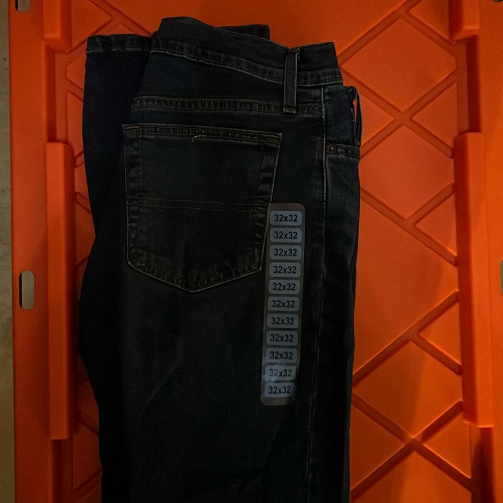NEW MEMBER'S MARK STRAIGHT FIT JEANS MENS 32X32